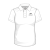 Image sur Polo avec boutons (Blanc)